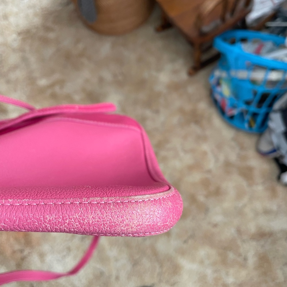 Longchamp LE FOULONNÉ Pink Crossbody EUC - Picture 9 of 9